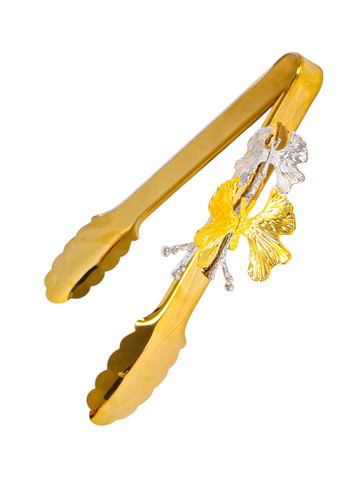 Exclusive Golden Butterfly Serving Tongs