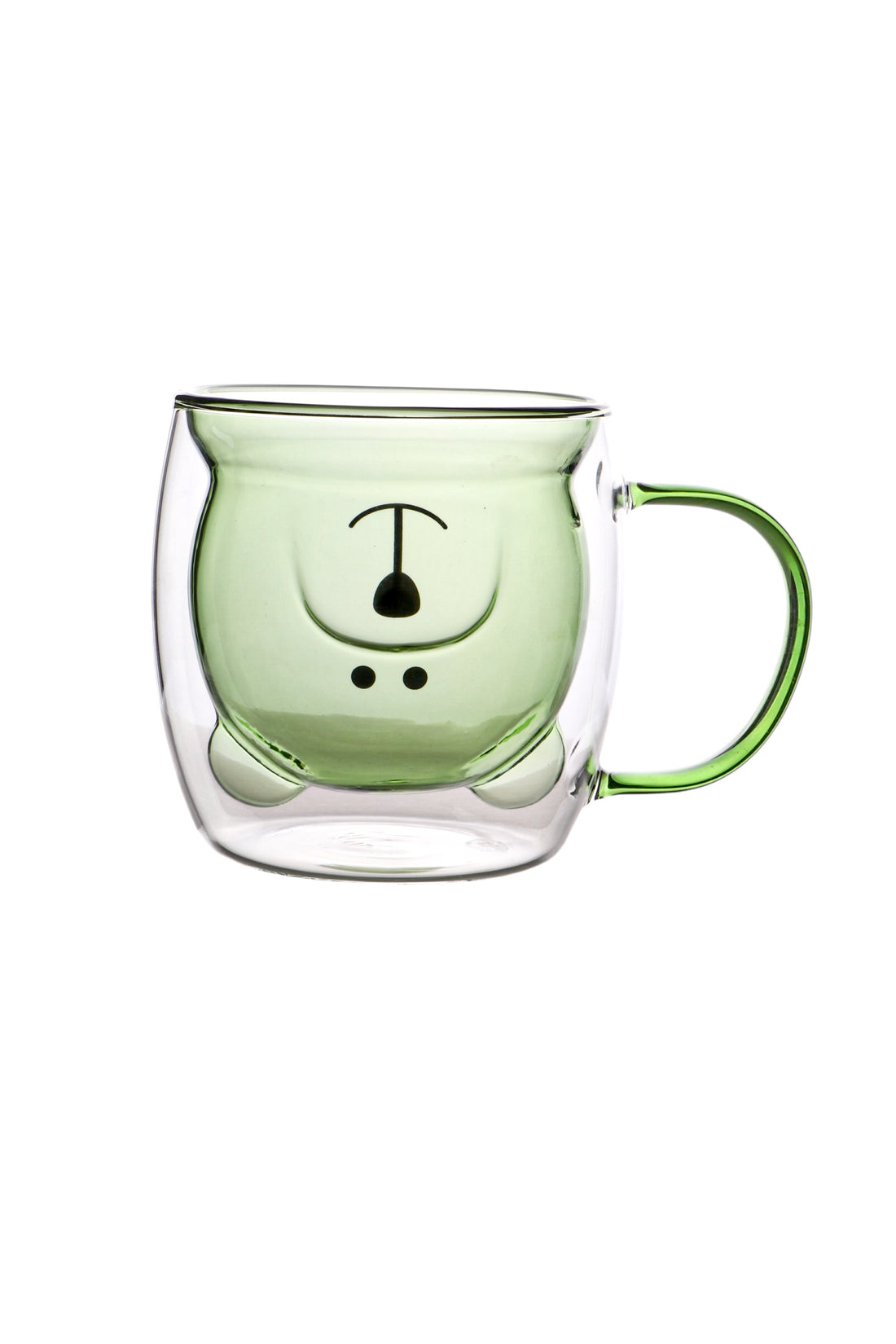 Cute Bear Double Glass Coffee Mug | Set of 6