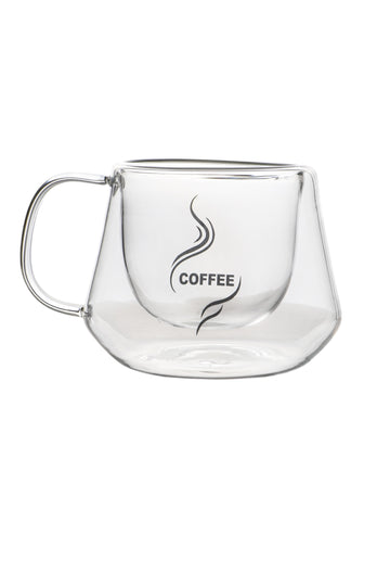 Double wall glass mug - Insulated Coffee Mug | Set of 6
