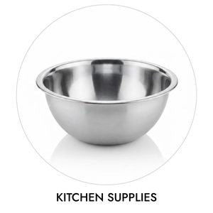 kitchen supplies, commercial kitchen tools, restaurant kitchen supplies, kitchen smallware, stainless steel kitchen tools, food prep tools, restaurant equipment, fryer baskets, strainers, mixing bowls, pizza tools, BIK Concepts
