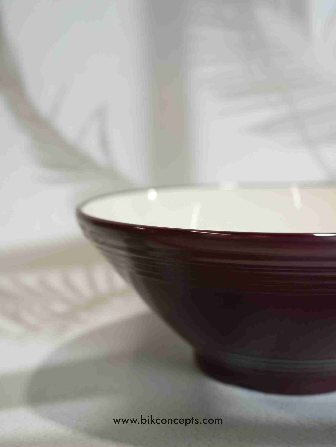 9" Merlot Red Serving Bowl – Shatterproof Melamine Salad Bowl