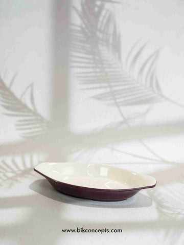 8.5 inch boat platter, Merlot melamine dish, oval red serving plate, shatterproof appetizer platter, unbreakable sushi plate, red melamine serving ware.