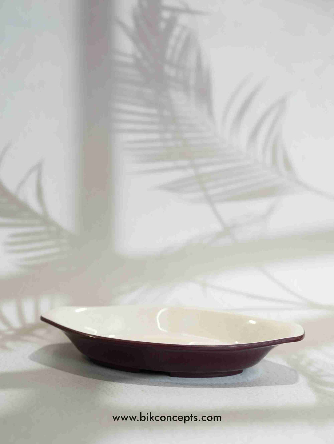 8.5 inch boat platter, Merlot melamine dish, oval red serving plate, shatterproof appetizer platter, unbreakable sushi plate, red melamine serving ware.