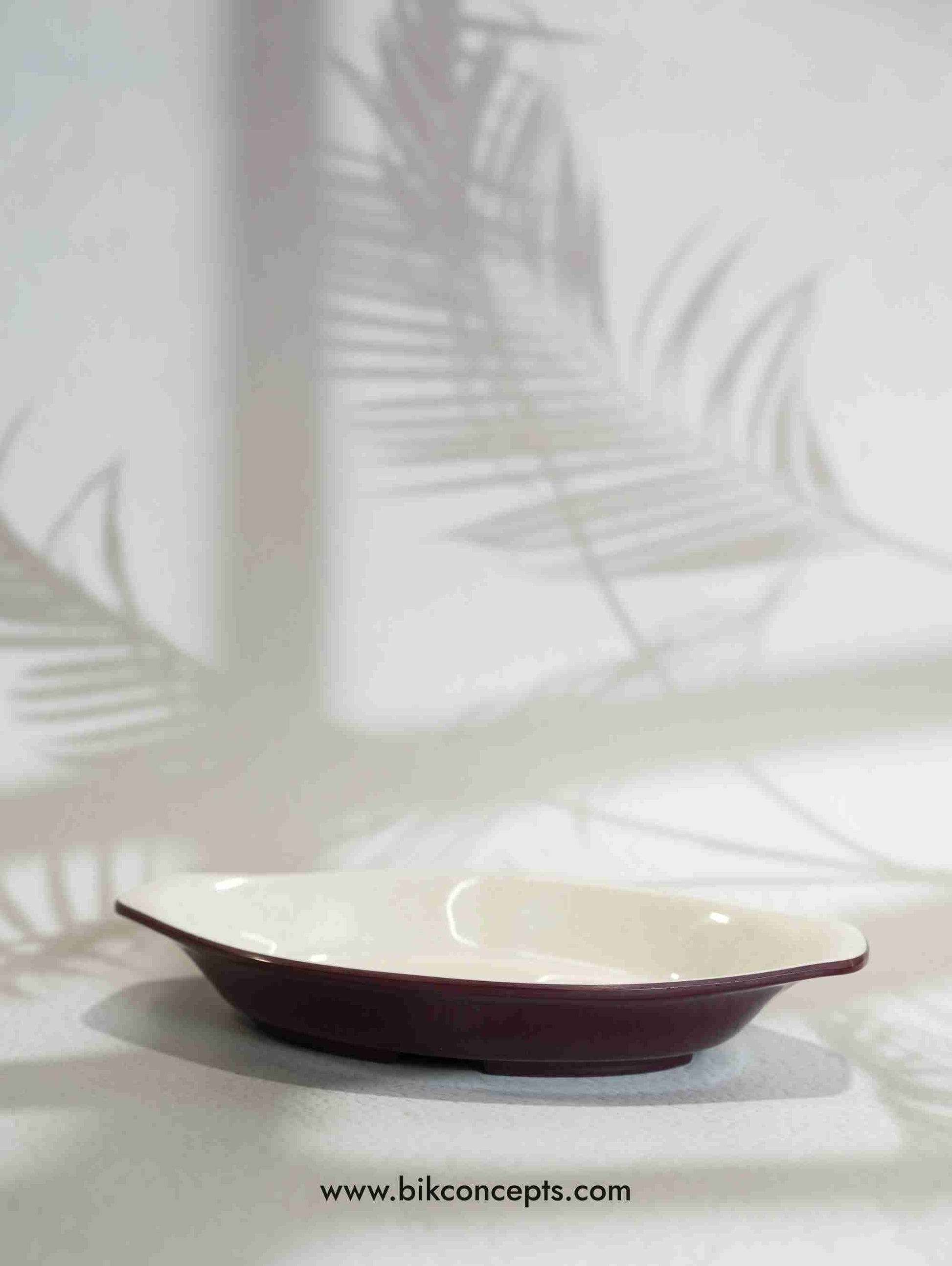 8.5 inch boat platter, Merlot melamine dish, oval red serving plate, shatterproof appetizer platter, unbreakable sushi plate, red melamine serving ware.