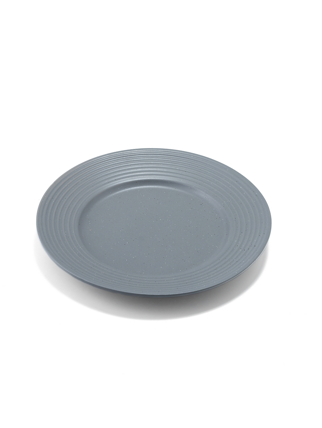 8.5 Inch Grey Porcelain Dessert Plate