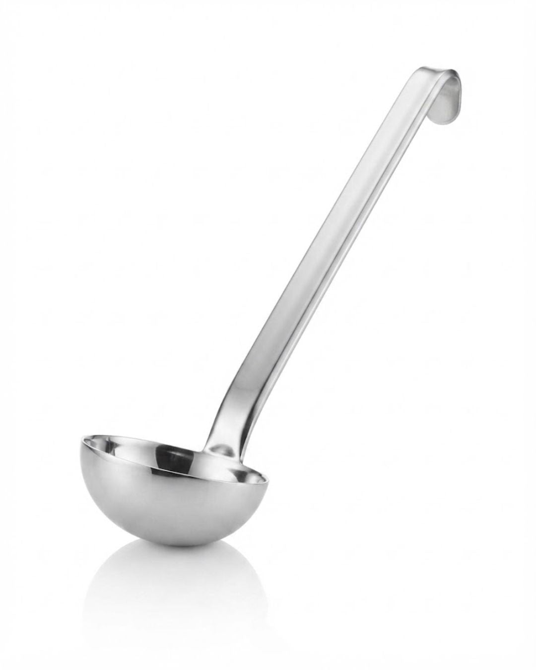 Heavy Duty Stainless Steel 5 oz Ladle, Commercial Grade Soup Ladle 14.5 Inch, Thick Metal Portion Control Ladle, One Piece Stainless Steel Serving Ladle, Hotel Buffet Soup Ladle with Hook, Professional Catering Gravy Ladle 5 oz, Large Stainless Steel Ladle for Stockpot, Restaurant Quality Metal Sauce Dipper, Premium Silver Serving Ladle Bulk, Durable Stainless Steel Punch Bowl Ladle