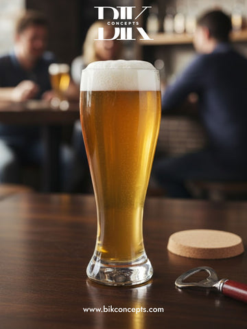 20oz Pint Glass – Classic Fluted Beer Mug (600ml)