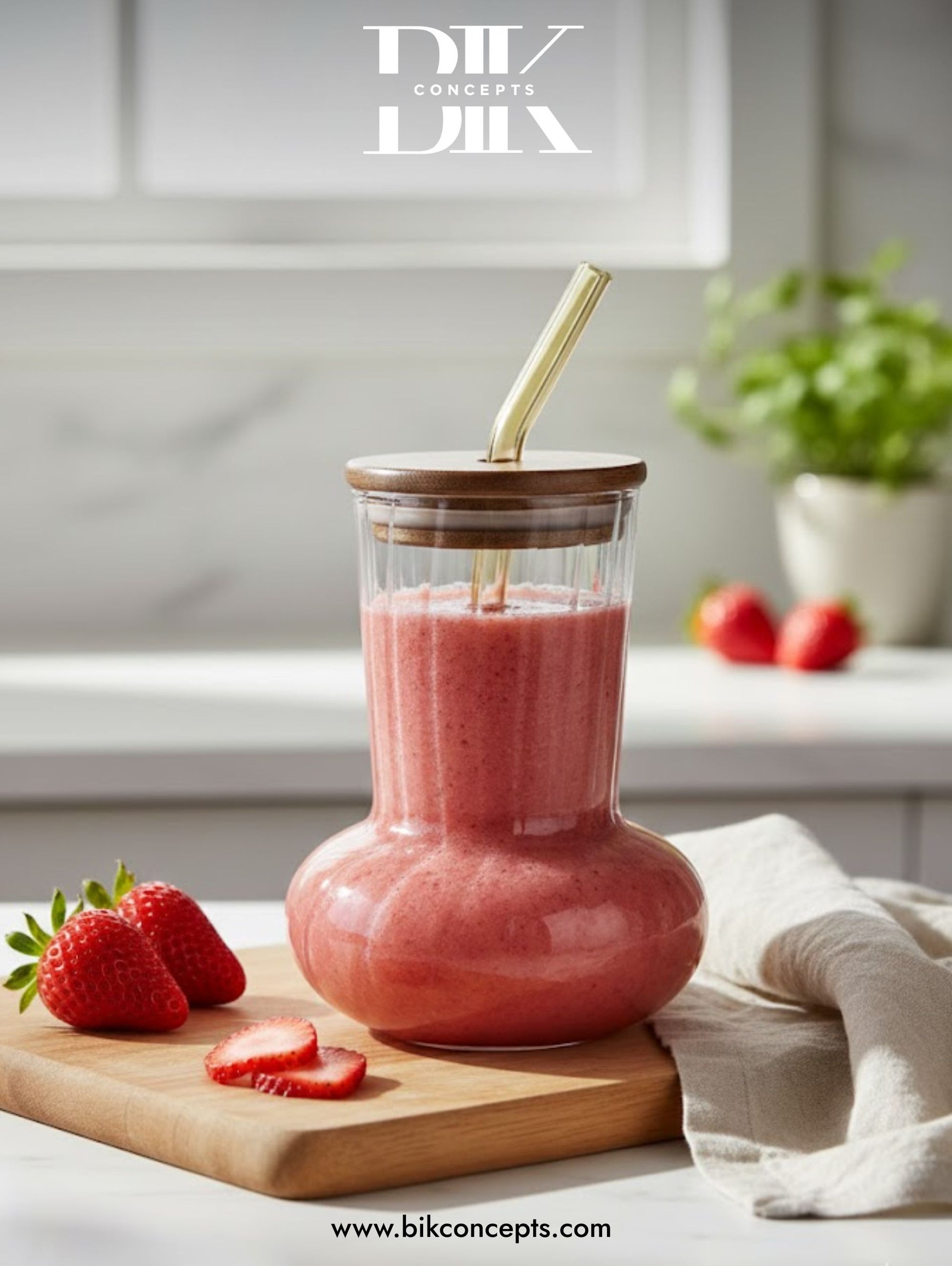 ribbed glass tumbler with bamboo lid and straw, fluted iced coffee glass with wooden top, clear glass soda can jar with straw, vertical ribbed glassware set with bamboo lid, transparent glass cup with eco-friendly bamboo lid, reusable glass smoothie cup with straw