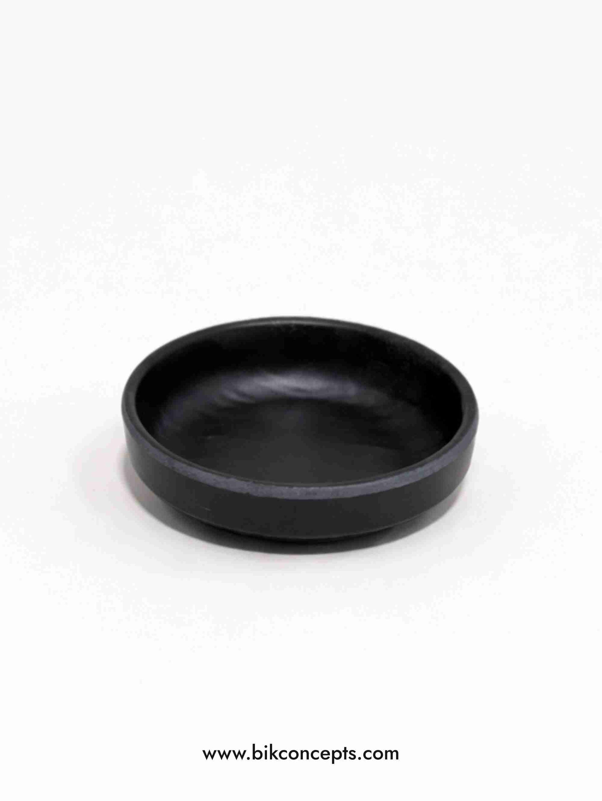 3.5 inch ramekin, onyx melamine bowl, black dipping cup, shatterproof sauce dish, unbreakable condiment bowl, matte black mini server