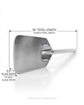 36 Inch Stainless Steel Mixing Paddle, Commercial Stockpot Stirring Paddle, Heavy Duty Metal Mixing Scraper, Large Capacity Catering Stirring Utensil, Hotel Kitchen Stainless Steel Paddle, 36 Inch Commercial Food Paddle, Industrial Stainless Steel Soup Paddle, Deep Pot Stirring Paddle 36 Inch, High Volume Cooking Stainless Steel Utensils, Restaurant Stainless Steel Mash Paddle