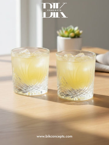 6.7oz glass tumbler, 200ml rocks glass, faceted drinking glass, small textured glass, whiskey neat glass, vintage style glassware, short highball glass