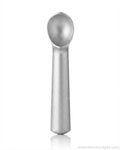 Commercial Aluminum Ice Cream Scoop 7 Inch, Heat Conductive Metal Ice Cream Dipper, Heavy Duty Gelato Scoop 1.5 Inch Diameter, Professional Sorbet Portioner, Cast Aluminum Ice Cream Server, One Piece Commercial Dessert Scoop, Non Stick Ice Cream Dipper for Catering, Hotel Buffet Ice Cream Scoop, Silver Aluminum Frozen Yogurt Scoop, Durable Ergonomic Ice Cream Spade