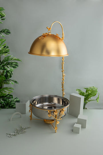 gold chafing dish