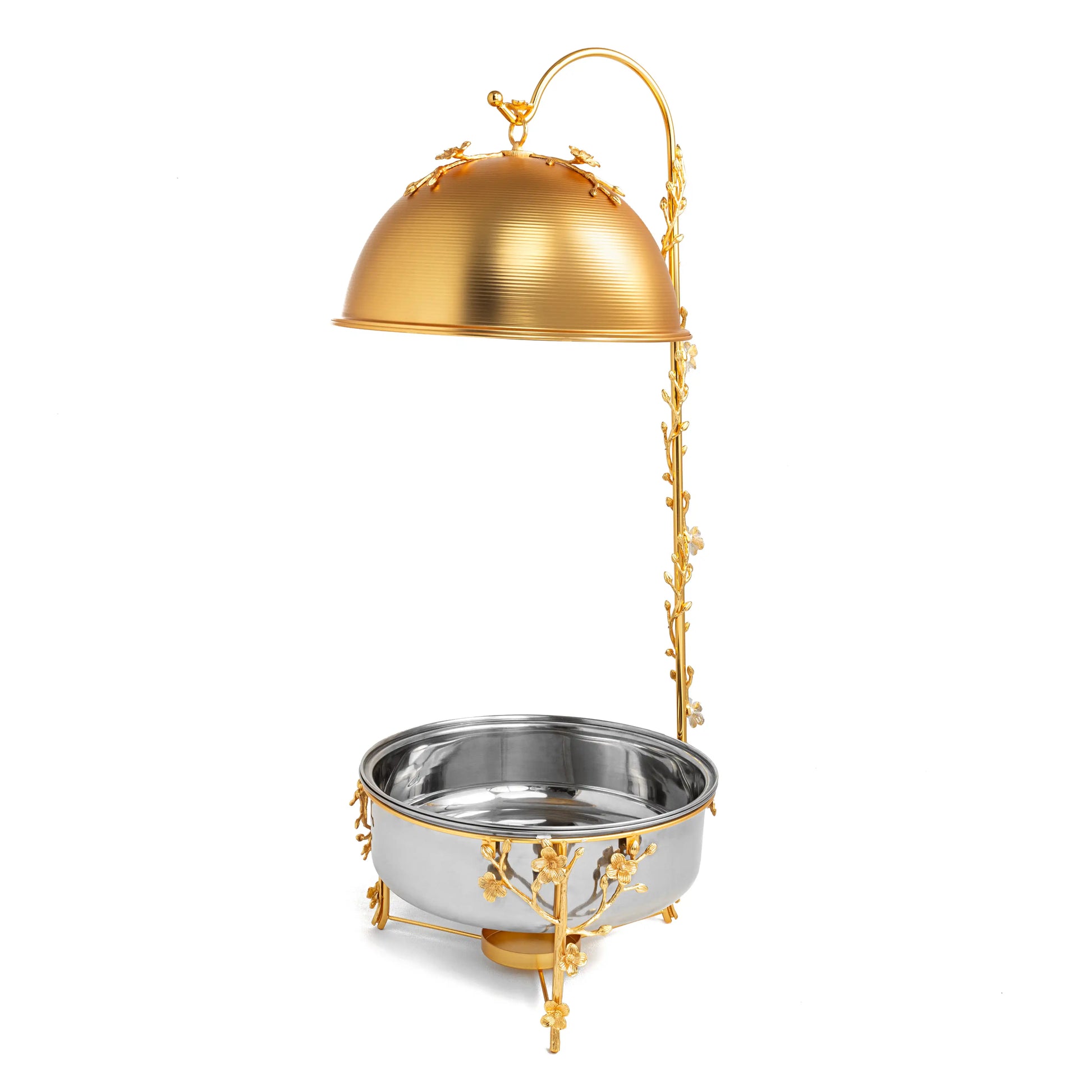 gold chafing dish buffet