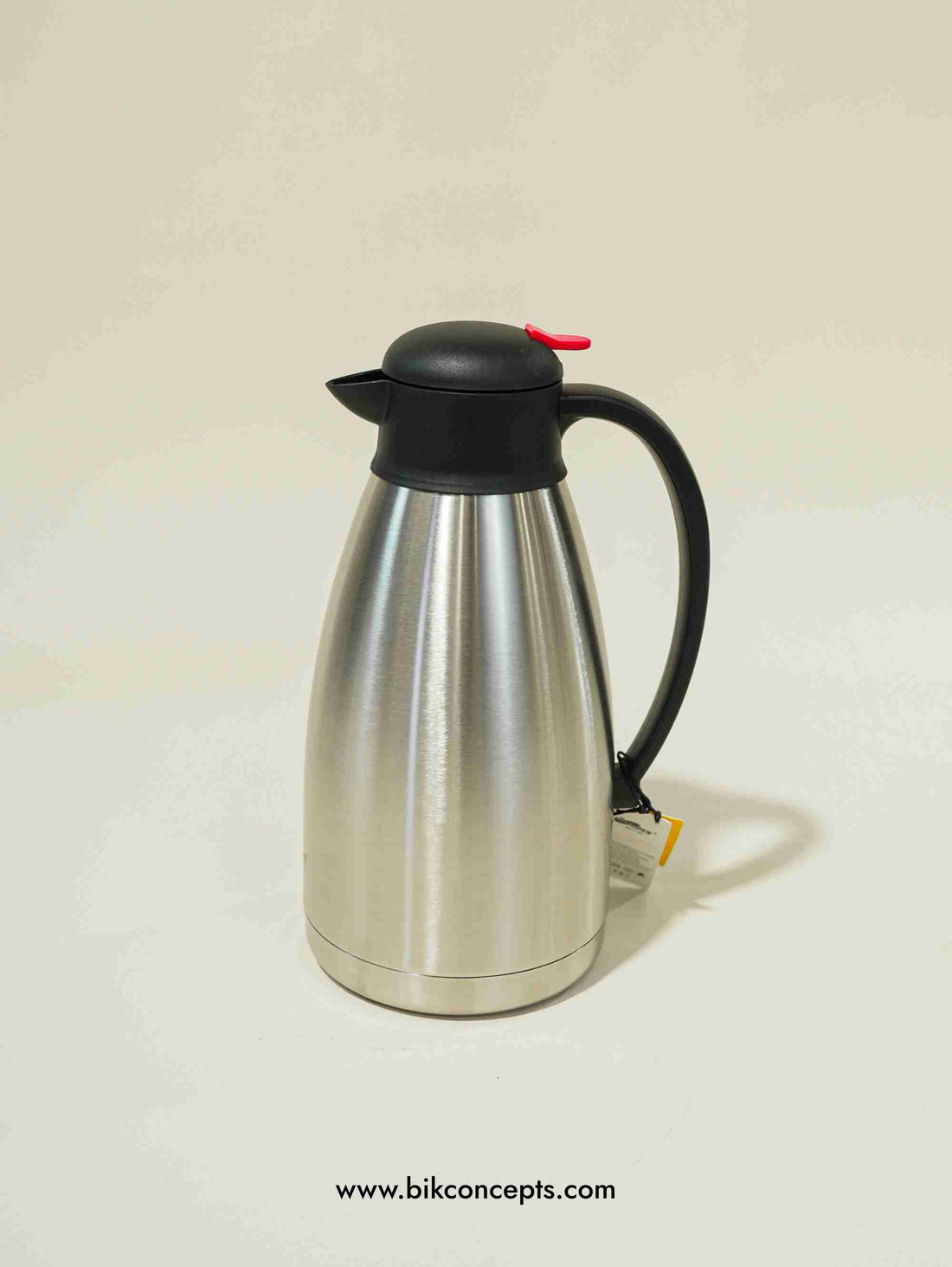 stainless steel vacuum jug, thermal coffee carafe, 2.5L insulated pitcher, hot beverage dispenser, 2 liter thermal jug, insulated water carafe