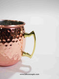 Barrel hammered mug, stainless steel Moscow Mule cup, 500ml metal barrel mug, hammered steel barware, tavern style mug, shatterproof cocktail cup