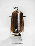 Bronze beverage chafer, 3.5 gallon drink dispenser, stainless steel coffee chafer, luxury catering equipment, hot beverage dispenser, wedding tea server