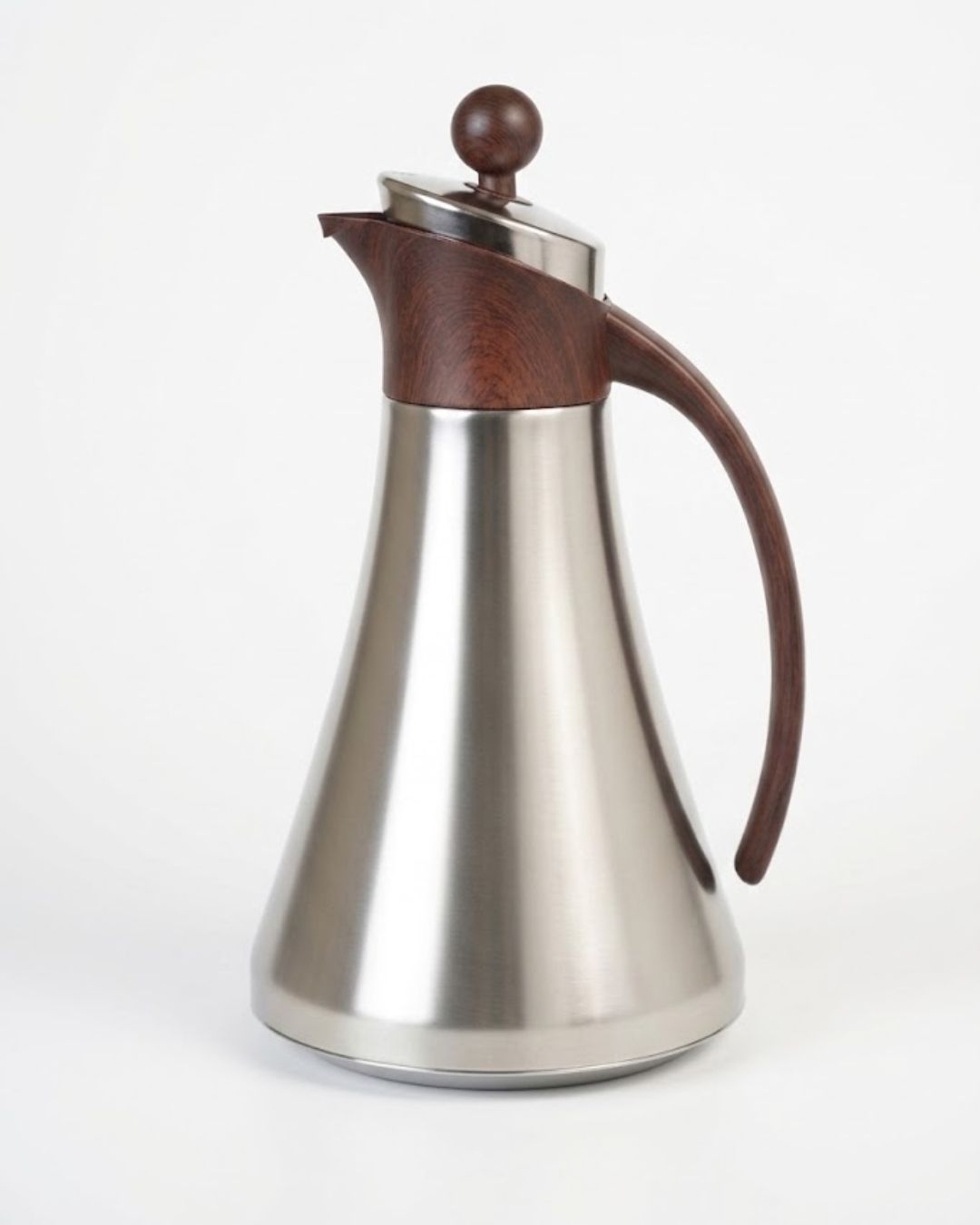 Silver Steel Coffee Thermos Set of 2, 1 Liter Stainless Thermal Coffee Carafe, Wood Accent Silver Beverage Pitcher, Pink Glass Vacuum Flask Set, Luxury Catering Thermal Dispenser, Modern Silver Tea Carafe, Insulated Hot Water Pitcher for Events, Nordic Style Silver Coffee Server Set, Stainless Steel Catering Thermos USA, Modern Silver Beverage Carafe for Weddings