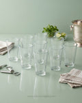 Clear Glass Tumblers 500ml, Highball Drinking Glasses 17 oz Set of 12, Commercial Restaurant Pint Glasses, Hotel Breakfast Water Tumblers, Catering Service Beverage Glasses, Clear Glass Cocktail Mixers, Heavy Base Pint Glassware, Bulk Beverage Drinking Glasses