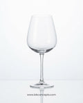 Clear Glass Wine Glasses Set of 6, Modern Angular Wine Glass 17.5 oz, 9 Inch Tall Stemware Set, Commercial Restaurant Wine Glasses Bulk, Hotel Barware Stemmed Wine Glasses, Catering Service Clear Glassware Set, Large Capacity Red and White Wine Glasses, Modern Crystal Clear Goblets Pack of 6