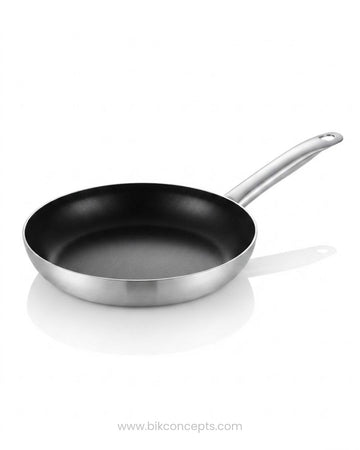 Commercial Non Stick Fry Pan, Aluminium Skillet Stainless Steel Handle, Professional Omelet Pan Restaurant, Hotel Kitchen Nonstick Frying Pan, Catering Heavy Duty Fry Pan, Induction Ready Commercial Skillet, Commercial Grade Sauté Pan, 8 Inch 10.5 Inch 12 Inch Nonstick Pan, Restaurant Cookware Aluminium Skillet, Industrial Kitchen Non Stick Pan
