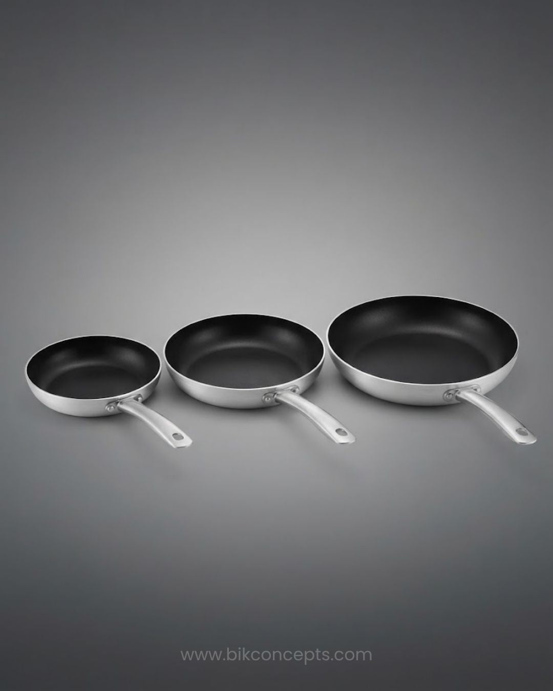 Commercial Non Stick Fry Pan, Aluminium Skillet Stainless Steel Handle, Professional Omelet Pan Restaurant, Hotel Kitchen Nonstick Frying Pan, Catering Heavy Duty Fry Pan, Induction Ready Commercial Skillet, Commercial Grade Sauté Pan, 8 Inch 10.5 Inch 12 Inch Nonstick Pan, Restaurant Cookware Aluminium Skillet, Industrial Kitchen Non Stick Pan