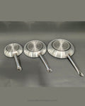 Commercial Non Stick Fry Pan, Aluminium Skillet Stainless Steel Handle, Professional Omelet Pan Restaurant, Hotel Kitchen Nonstick Frying Pan, Catering Heavy Duty Fry Pan, Induction Ready Commercial Skillet, Commercial Grade Sauté Pan, 8 Inch 10.5 Inch 12 Inch Nonstick Pan, Restaurant Cookware Aluminium Skillet, Industrial Kitchen Non Stick Pan