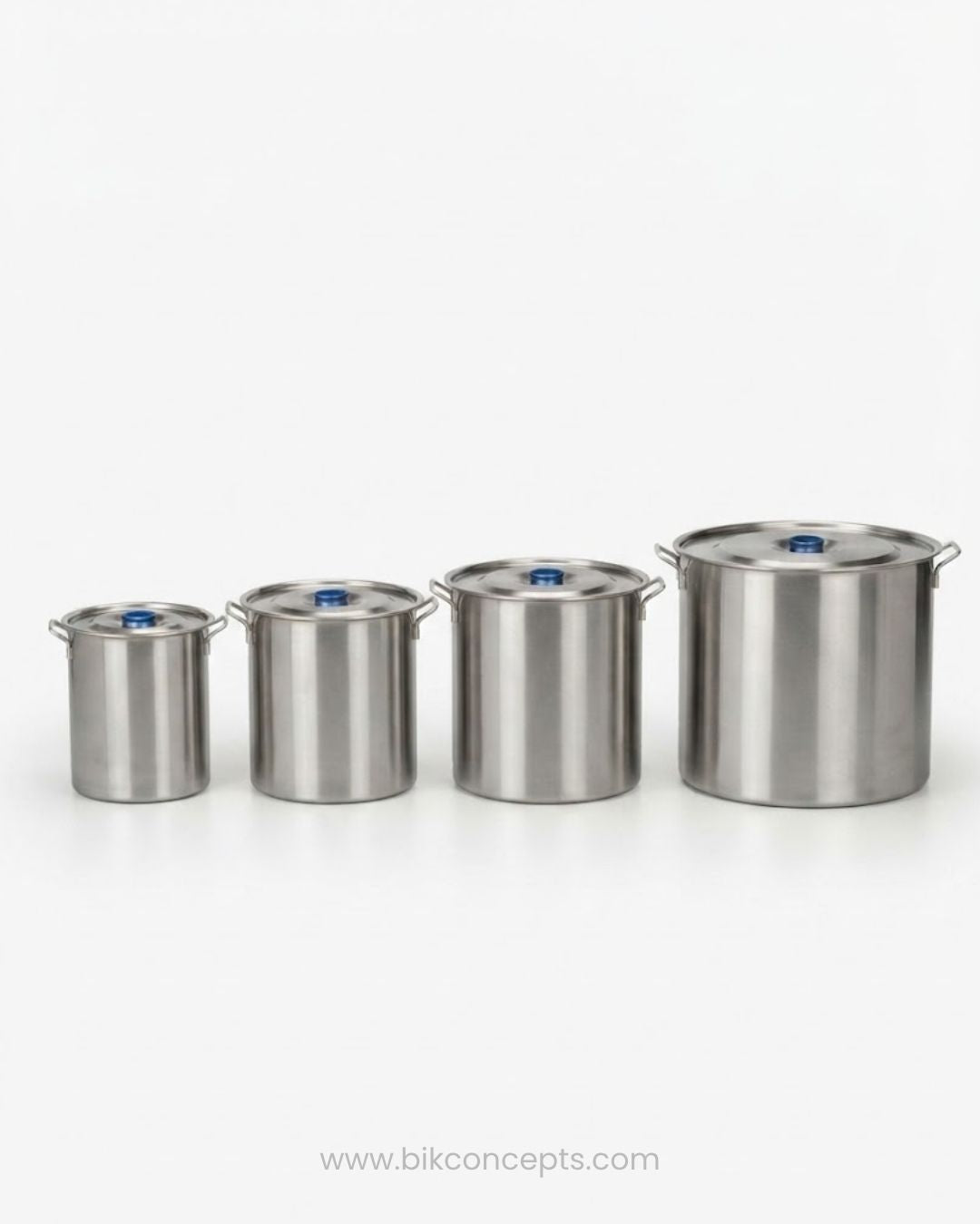 Commercial Stainless Steel Stock Pot, Heavy Duty Soup Pot with Lid, Welded Handle Catering Boiling Pot, Hotel Kitchen Stainless Stockpot, Large Capacity Restaurant Sauce Pot, 20 40 60 100 Quart Stock Pot, Flat Lid Commercial Cooking Pot, Industrial Stainless Steel Boiling Pot, Bulk Food Prep Commercial Pot, Commercial Grade Stockpot Set