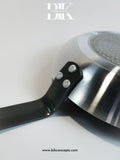 PFOA-free non-stick, induction bottom frying pan. riveted handle skillet