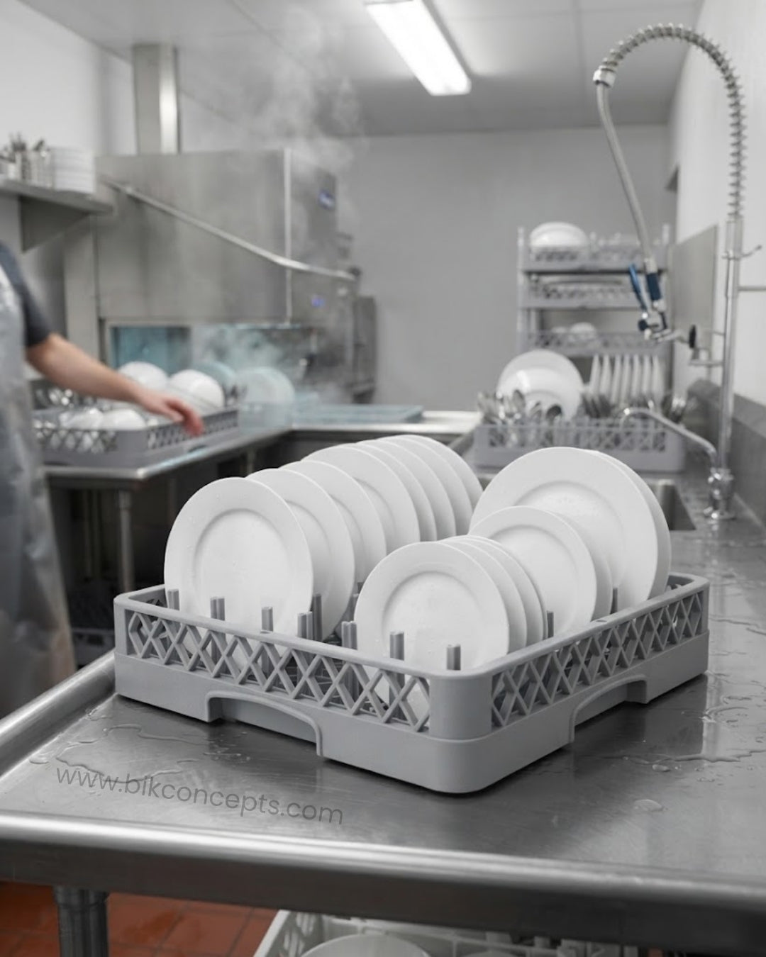 Commercial Dishwasher Peg Rack, 64 Peg Plate Rack, Full Size Polypropylene Dish Rack, Hotel Warewashing Tray Rack, Restaurant Plate Washing Rack, Stackable Commercial Dishwasher Crate, Catering Dinnerware Transport Rack, 19x19 Commercial Dishwashing Rack, Grey Commercial Dishware Drying Rack, Industrial Commercial Warewashing Equipment