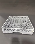 Commercial Dishwasher Peg Rack, 64 Peg Plate Rack, Full Size Polypropylene Dish Rack, Hotel Warewashing Tray Rack, Restaurant Plate Washing Rack, Stackable Commercial Dishwasher Crate, Catering Dinnerware Transport Rack, 19x19 Commercial Dishwashing Rack, Grey Commercial Dishware Drying Rack, Industrial Commercial Warewashing Equipment