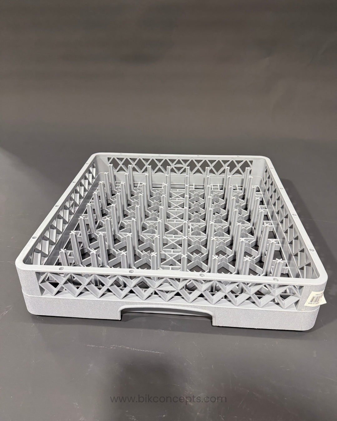 Commercial Dishwasher Peg Rack, 64 Peg Plate Rack, Full Size Polypropylene Dish Rack, Hotel Warewashing Tray Rack, Restaurant Plate Washing Rack, Stackable Commercial Dishwasher Crate, Catering Dinnerware Transport Rack, 19x19 Commercial Dishwashing Rack, Grey Commercial Dishware Drying Rack, Industrial Commercial Warewashing Equipment