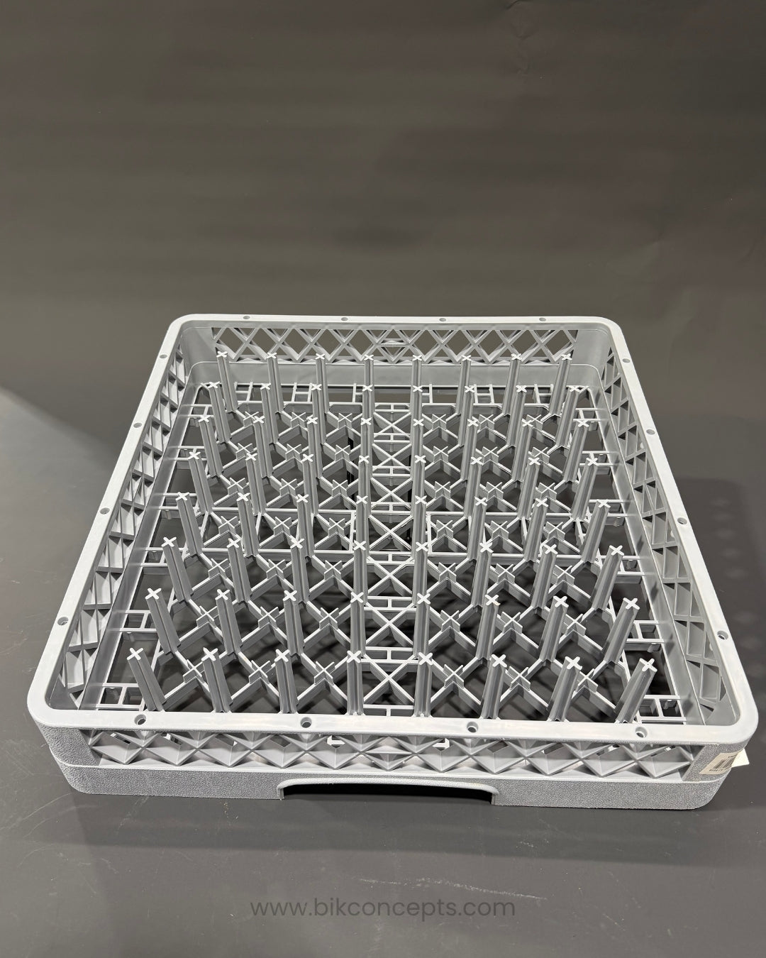 Commercial Dishwasher Peg Rack, 64 Peg Plate Rack, Full Size Polypropylene Dish Rack, Hotel Warewashing Tray Rack, Restaurant Plate Washing Rack, Stackable Commercial Dishwasher Crate, Catering Dinnerware Transport Rack, 19x19 Commercial Dishwashing Rack, Grey Commercial Dishware Drying Rack, Industrial Commercial Warewashing Equipment