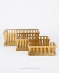 Gold Metal Buffet Riser with Glass Top, Luxury Food Display Stand for Catering, Commercial Hotel Buffet Display Risers, Gold Dessert Table Display Pedestal, High End Catering Food Risers, Decorative Gold Metal Riser for Weddings, Multi Tiered Buffet Risers Small Medium Large, Opulent Buffet Server Display Stand, Gold Metal Pedestal Stand with Glass Shelf, Elegant Banquet Buffet Food Elevation Stand