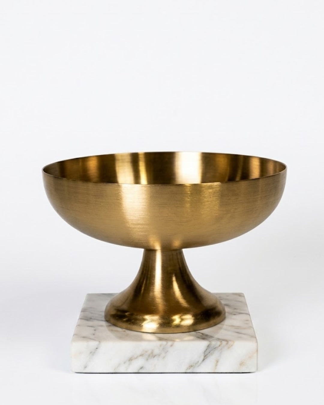 A polished stainless steel pedestal bowl with a wide rim and a flared base, set on a white marble block against a clean white background.
Gold Stainless Steel Dessert Bowl, Mini Pedestal Ice Cream Cup, Gold Coupe Dessert Dish, Metal Sorbet Bowl, Individual Catering Dessert Cup, Brushed Brass Fruit Bowl, Modern Gold Stainless Steel Dessertware, Shatterproof Catering Dessert Ware USA, Commercial Ice Cream Coupe Dish, Small Gold Mousse Bowl