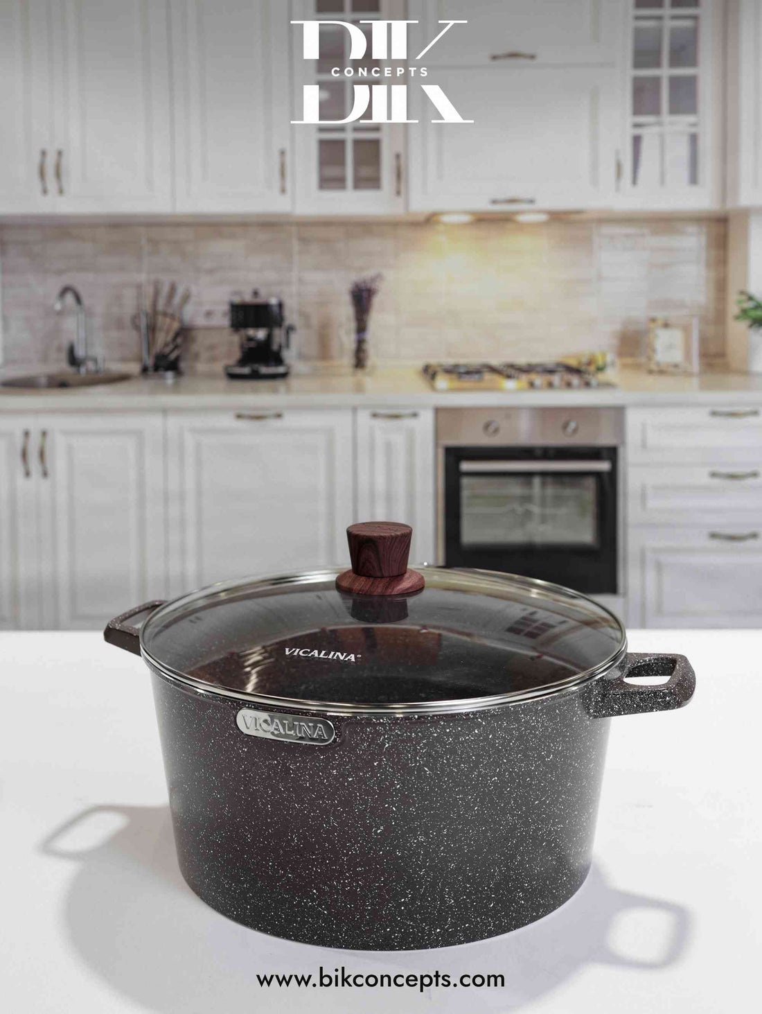 Granite speckle casserole set, large aluminum stock pots, 27L cooking pot, professional catering cookware, 6 piece hot pot set, grey stone cookware.