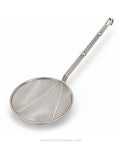 Stainless Steel Wire Mesh Skimmer 22 Inch, Commercial Fryer Strainer Ladle 8.5 Inch, Heavy Duty Wok Skimmer Metal, Restaurant Kitchen Deep Fry Strainer, Hotel Catering Soup Skimmer Tool, Long Handle Stainless Steel Spider Strainer, Fine Mesh Food Skimmer Metal, Commercial Oil Skimmer Spoon