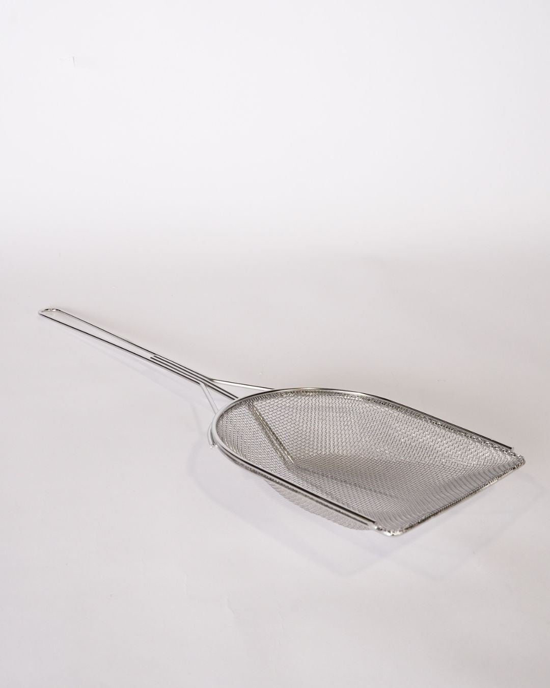 Stainless Steel Rectangular Strainer, Long Handle Mesh Skimmer Scoop, Commercial Fryer Basket Strainer, Heavy Duty Wire Skimmer 18 Inch, Restaurant Noodle Strainer Scoop, Fine Mesh Food Skimmer Silver, Hotel Kitchen Stainless Strainer, Catering Grade Deep Frying Scoop, Rectangular Metal Spider Strainer, Stainless Steel Kitchen Colander Scoop