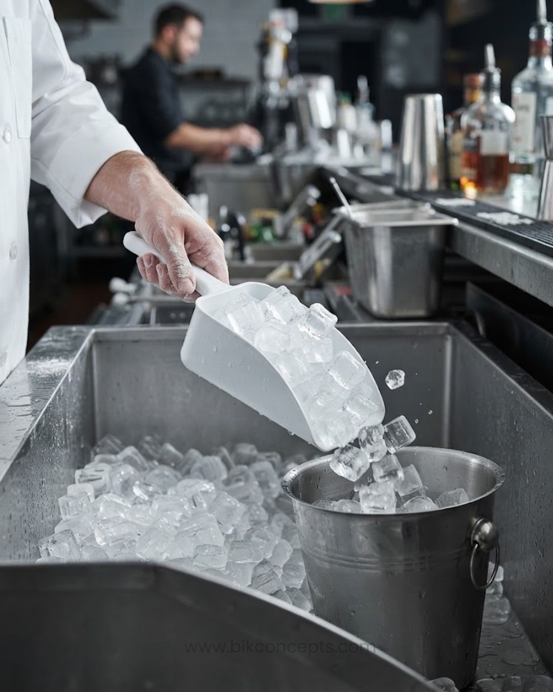 White Plastic Utility Scoop 14 Inch, Commercial Ice Scoop for Ice Machine, Heavy Duty Flour and Grain Scoop, Restaurant Kitchen Plastic Food Scoop, Large Plastic Utility Scoop White, Bakery Bulk Dry Food Scoop, Catering Service Ice Scoop, Shatterproof Plastic Kitchen Scoop, Flat Bottom Pantry Utility Scoop