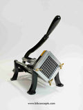 Heavy duty french fry cutter, cast iron potato slicer, commercial fry cutter, industrial potato cutter, stainless steel fry blade, restaurant food prep