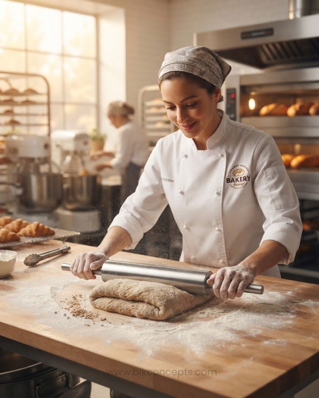 Heavyweight Stainless Steel Rolling Pin 12lb, 18.5 Inch Commercial Dough Roller, Solid Metal Pastry Roller, Heavy Duty Bakery Fondant Roller, Chillable Stainless Steel Dough Pin, Pizza Dough Roller Metal, Professional Catering Baking Tools, Heavy Metal Dough Press Roller