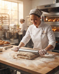 Heavyweight Stainless Steel Rolling Pin 12lb, 18.5 Inch Commercial Dough Roller, Solid Metal Pastry Roller, Heavy Duty Bakery Fondant Roller, Chillable Stainless Steel Dough Pin, Pizza Dough Roller Metal, Professional Catering Baking Tools, Heavy Metal Dough Press Roller
