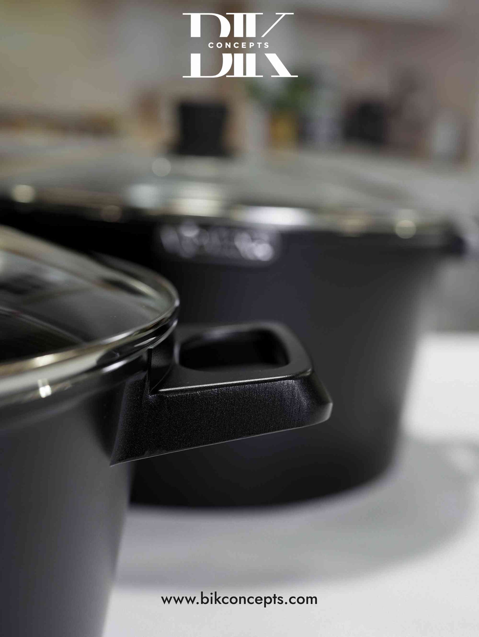 27L cooking pot, heavy duty black cookware