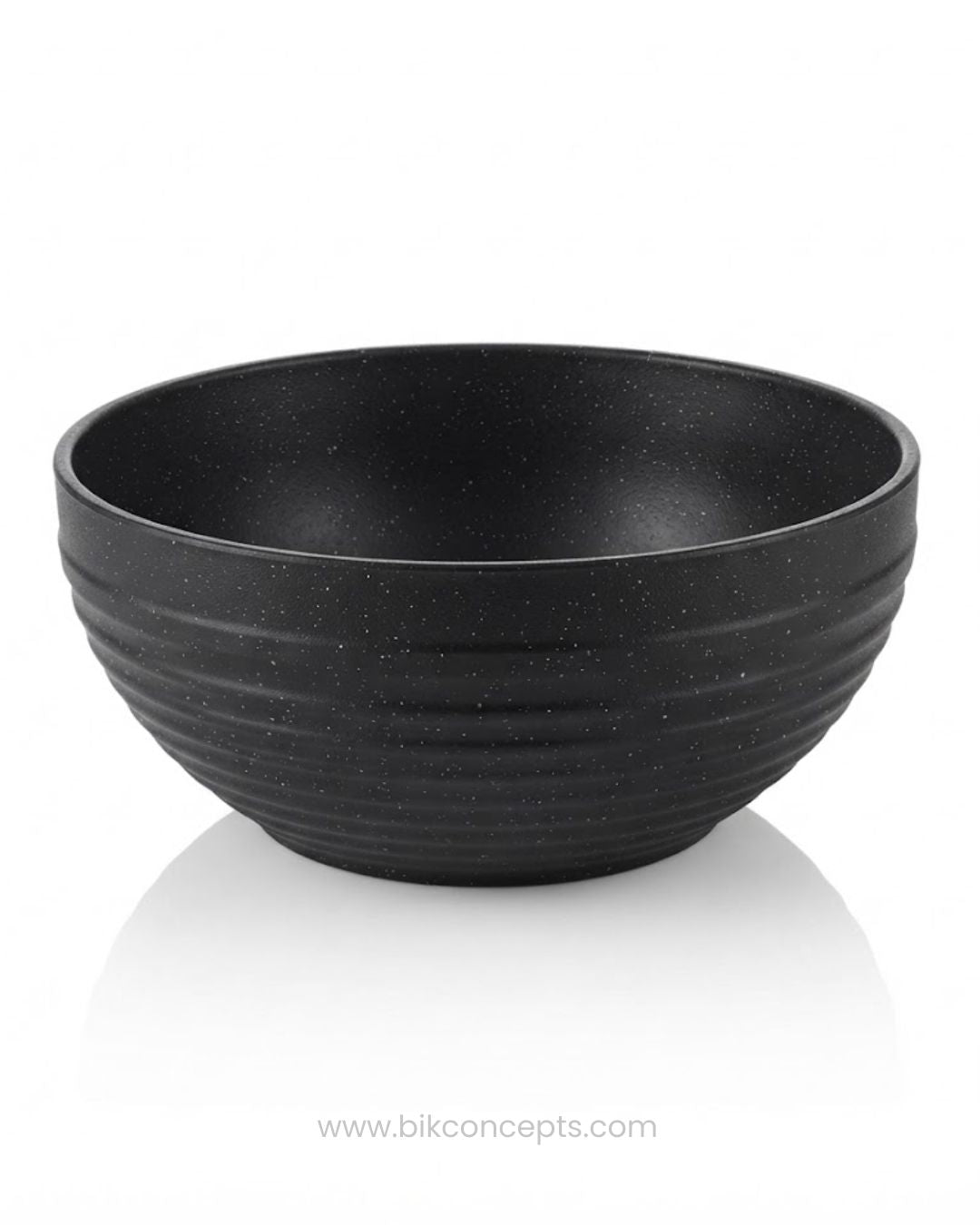 Midnight Black Porcelain Bowls 8 Inch, Large Speckled Black Ramen Bowl Set of 2, Deep Porcelain Salad Bowl 4 Inch Height, Commercial Restaurant Noodle Bowls Bulk, Hotel Buffet Serving Bowls Porcelain, Catering Service Pho Bowl Black, Matte Black Ribbed Pasta Bowl, Large Black Ceramic Serving Bowls