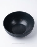 Midnight Black Porcelain Bowls 8 Inch, Large Speckled Black Ramen Bowl Set of 2, Deep Porcelain Salad Bowl 4 Inch Height, Commercial Restaurant Noodle Bowls Bulk, Hotel Buffet Serving Bowls Porcelain, Catering Service Pho Bowl Black, Matte Black Ribbed Pasta Bowl, Large Black Ceramic Serving Bowls