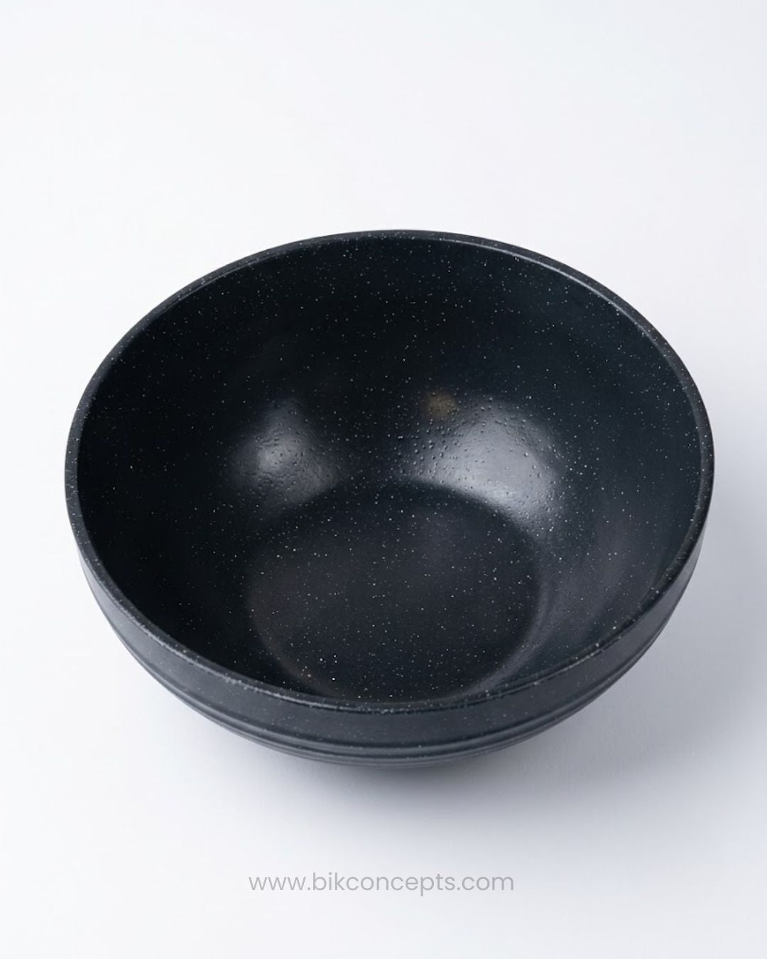 Midnight Black Porcelain Bowls 8 Inch, Large Speckled Black Ramen Bowl Set of 2, Deep Porcelain Salad Bowl 4 Inch Height, Commercial Restaurant Noodle Bowls Bulk, Hotel Buffet Serving Bowls Porcelain, Catering Service Pho Bowl Black, Matte Black Ribbed Pasta Bowl, Large Black Ceramic Serving Bowls