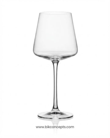 Clear Glass Wine Glasses Set of 6, Flat Bottom Wine Glass 15.9 oz 470 ml, Modern Cylindrical Wine Glass 9 Inch, Commercial Restaurant Stemware Bulk, Hotel Barware Flat Base Glasses, Catering Service Clear Wine Glassware, Modern Architectural Wine Goblets, 470ml Clear Glass Goblets Pack of 6