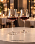 Clear Glass Wine Glasses Set of 6, Flat Bottom Wine Glass 15.9 oz 470 ml, Modern Cylindrical Wine Glass 9 Inch, Commercial Restaurant Stemware Bulk, Hotel Barware Flat Base Glasses, Catering Service Clear Wine Glassware, Modern Architectural Wine Goblets, 470ml Clear Glass Goblets Pack of 6
