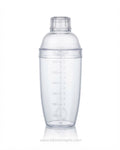 Clear Plastic Cocktail Shaker 750ml, Plastic Drink Shaker with Measurement Marks, 700cc Graduated Boba Tea Shaker, Shatterproof Restaurant Bar Shaker, Commercial Catering Beverage Mixer, Clear Acrylic Cobbler Shaker, Clear Plastic Mocktail Mixer, Professional Handheld Juice and Tea Shaker