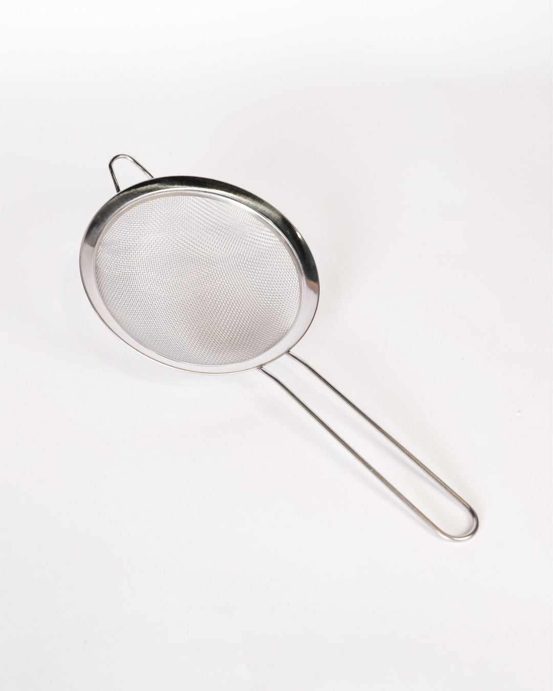 Stainless Steel Fine Mesh Strainer 5.5 Inch, Small Round Kitchen Sifter with Handle, Commercial Mesh Colander with Resting Hook, Hotel Kitchen Stainless Strainer, Catering Grade Juice and Tea Strainer, Silver Metal Mesh Food Sifter, Professional Sauce Strainer 13.5 Inch, Heavy Duty Handheld Kitchen Strainer, Stainless Steel Flour Sifter Basket, Compact Kitchen Mesh Scoop